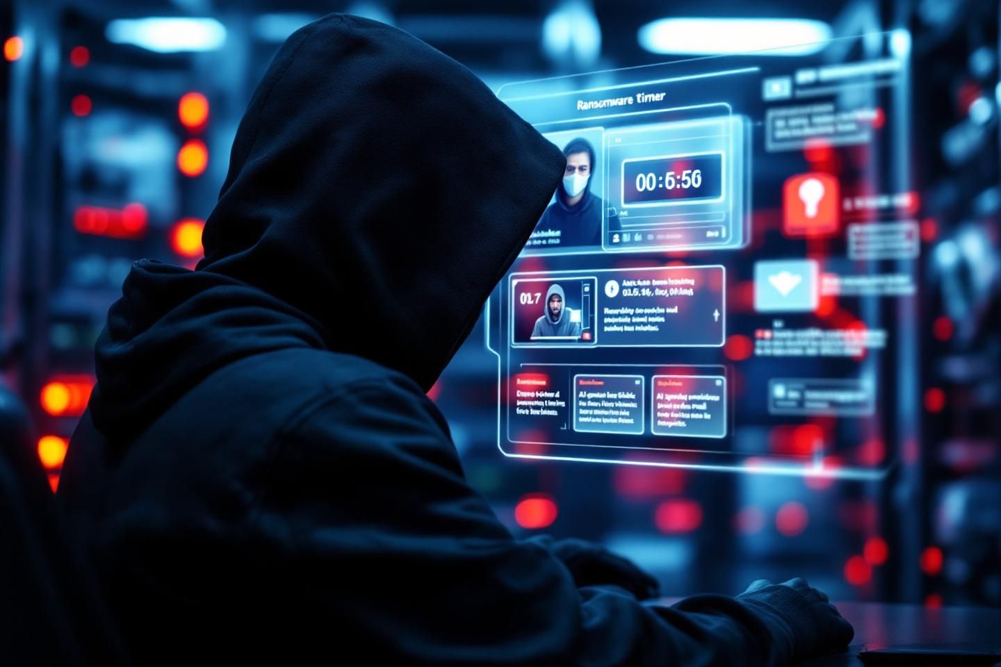 A hacker's view of a ransomware timer and network threats